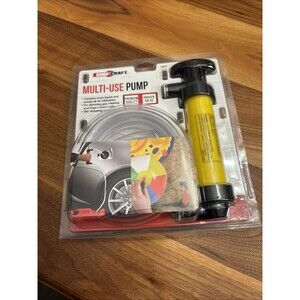 New Shopcraft Multi-Use Pump: Transfer Liquids/Siphon Fuel/Inflator